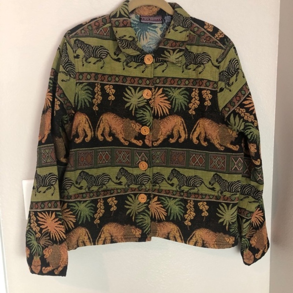 Vintage Zoo Animal Blazer